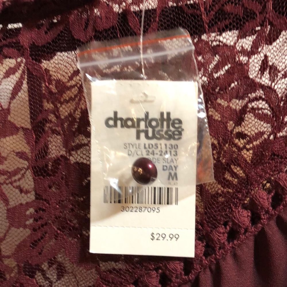 Maroon blouse - Picture 3 of 3